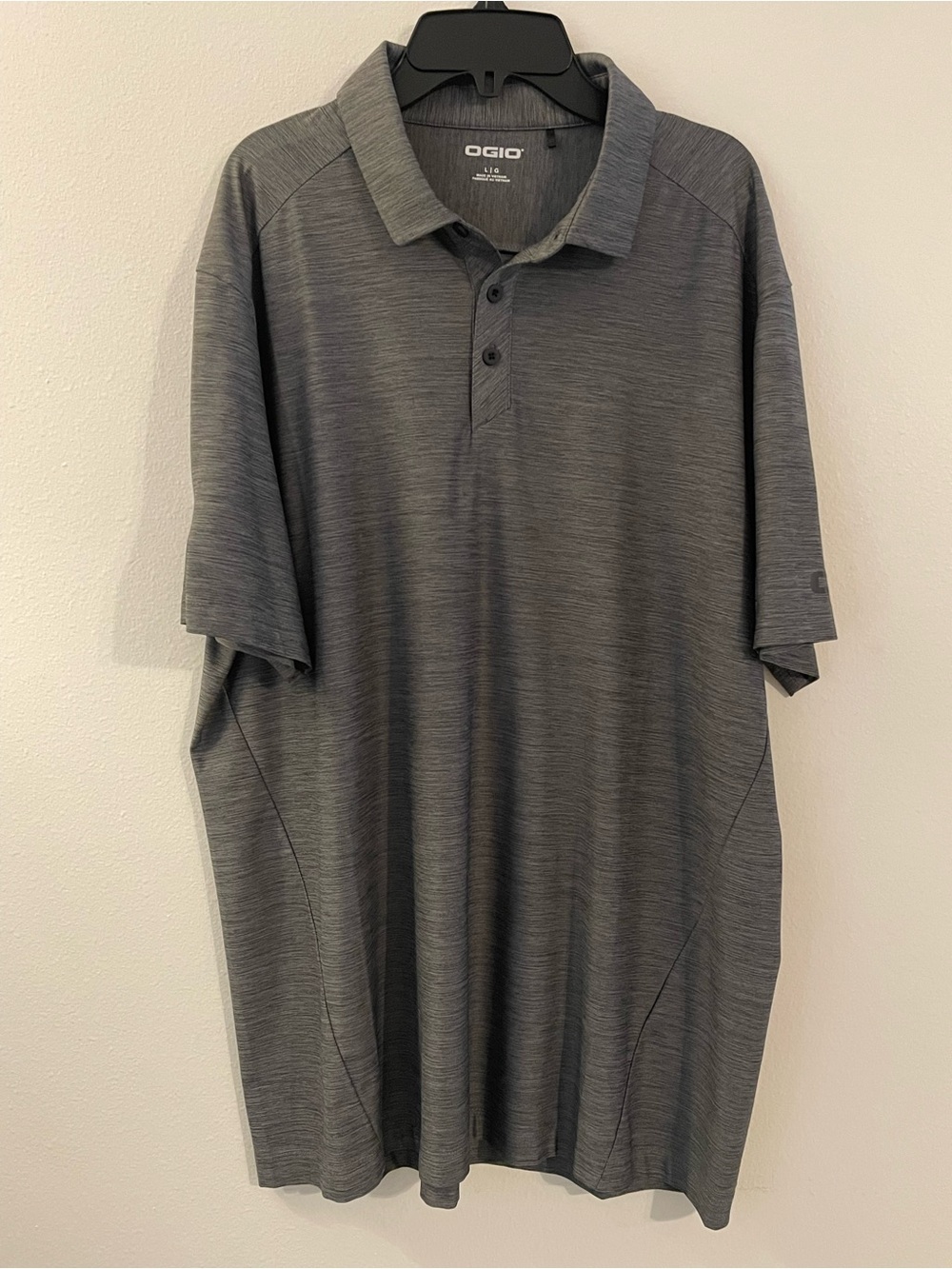 OGIO Men's Heather Charcoal Polo Shirt